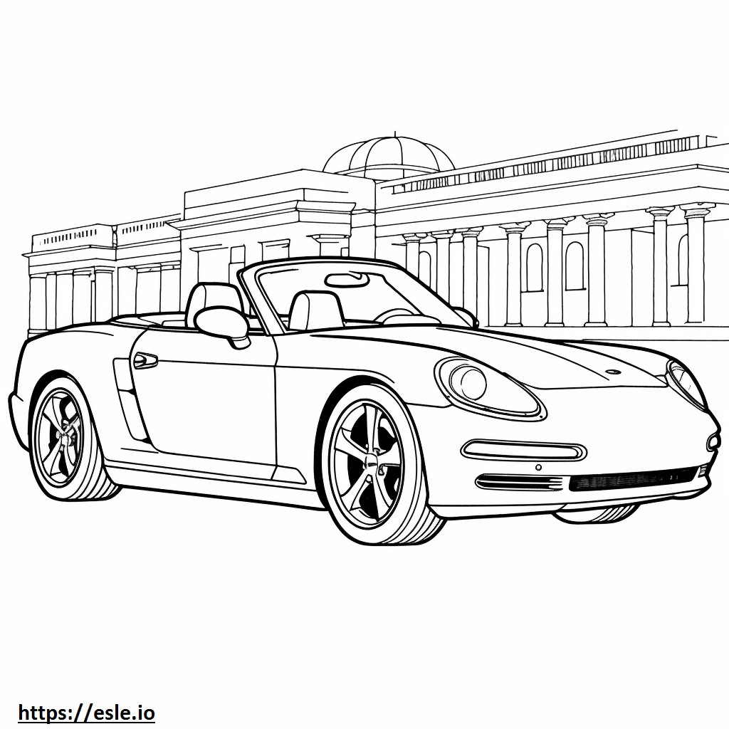 Porsche 911 Carrera S 2024 coloring page