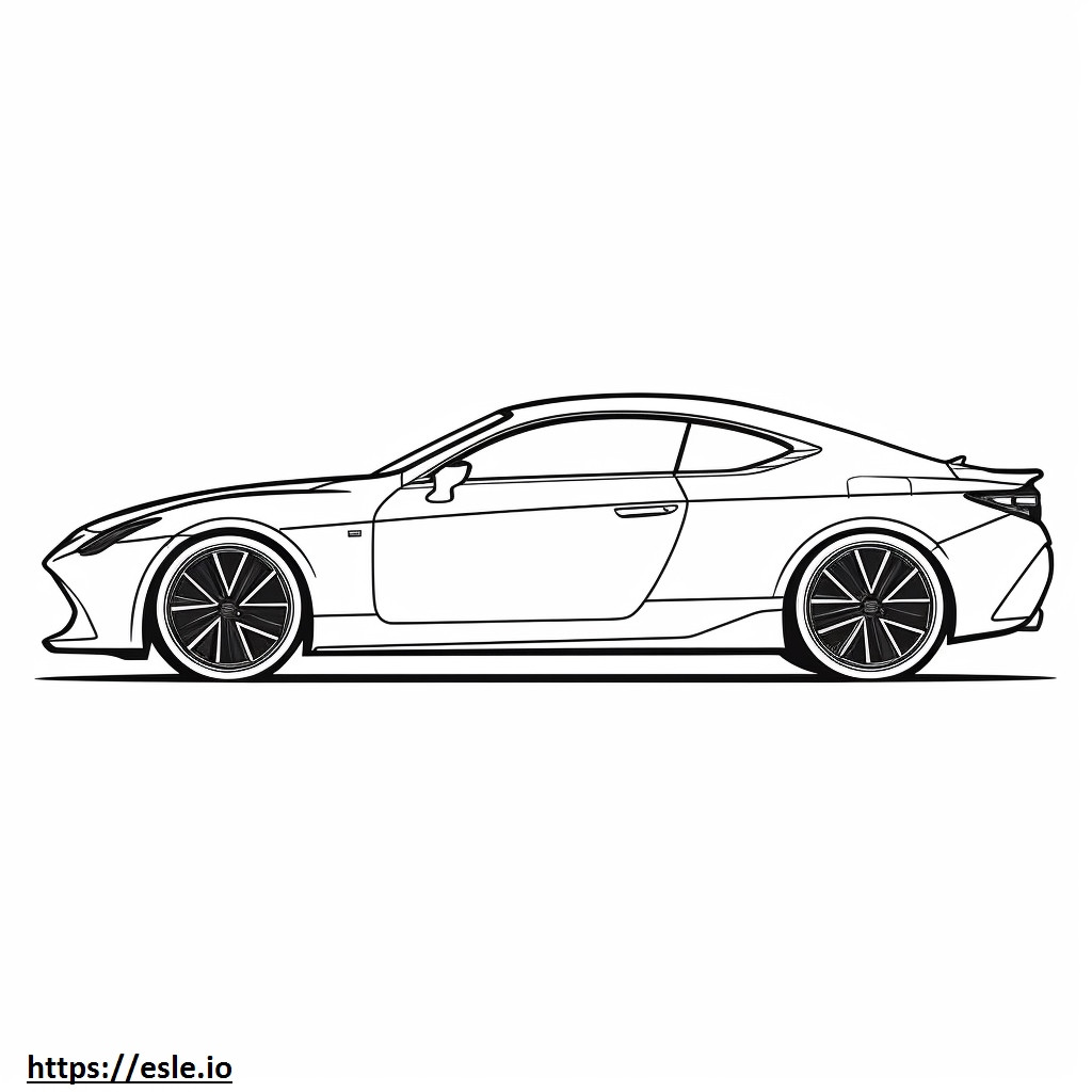 Lexus RC 300 AWD 2024 boyama