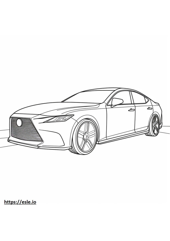 Lexus IS 300 2024 para colorir