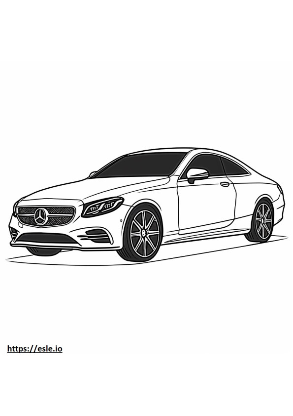 Mercedes-Benz C300 4matic 2024 para colorir