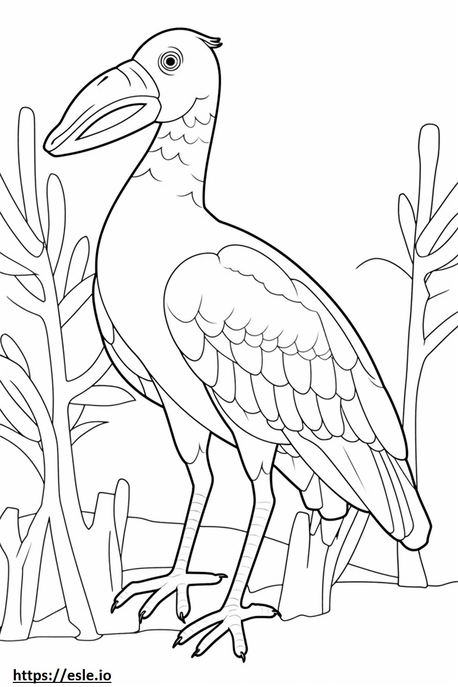 Dromornis stirtoni Przyjazny kolorowanka