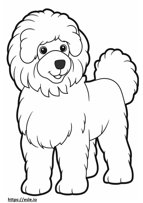 Lhasapoo baby coloring page