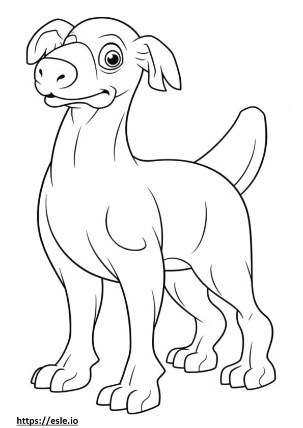 Griffonshire full body coloring page