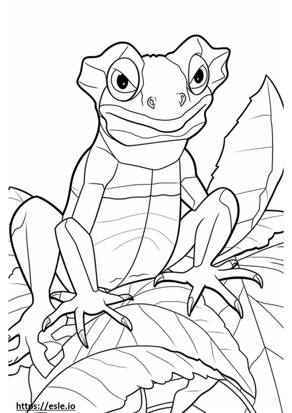 Sátáni Leaf-tailed Gecko teljes test szinező