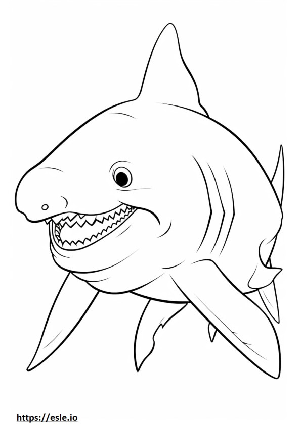 カイトフィン サメに優しい ぬりえ - 塗り絵