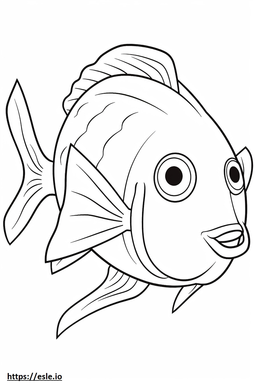 Tang happy coloring page