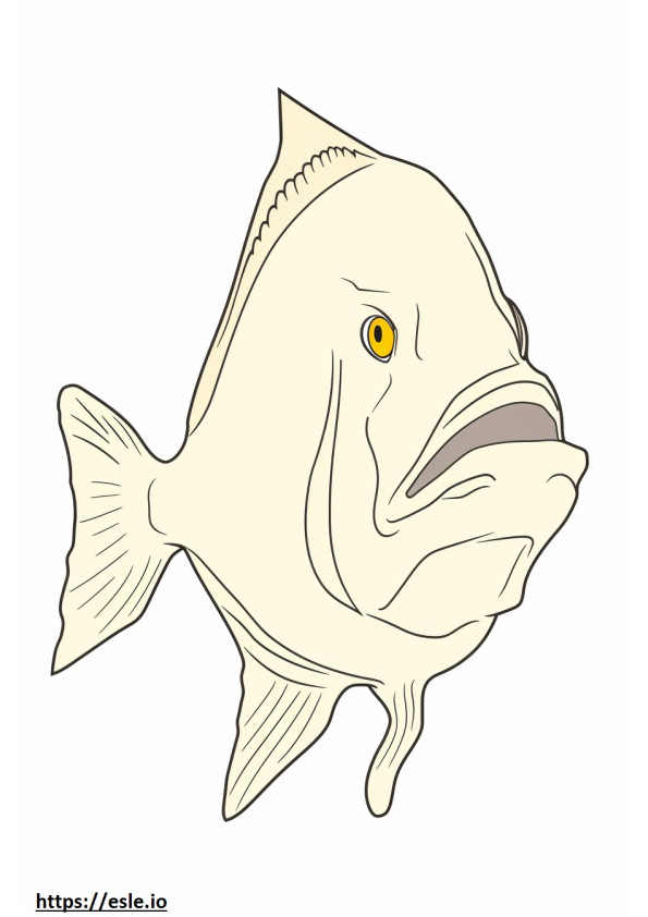 Vörös ajkú denevérhal arc szinező