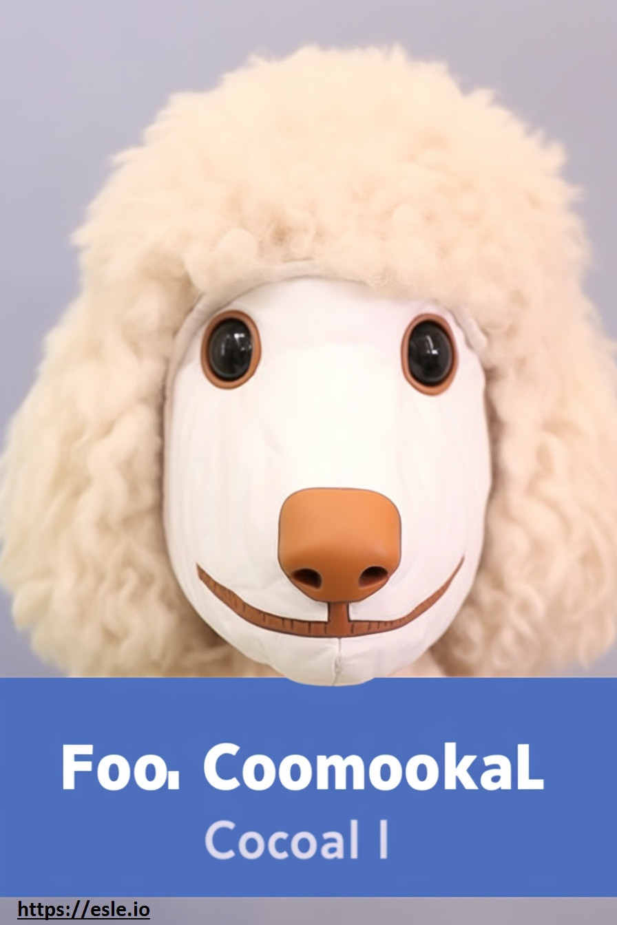 Cockapoo-Gesicht ausmalbild