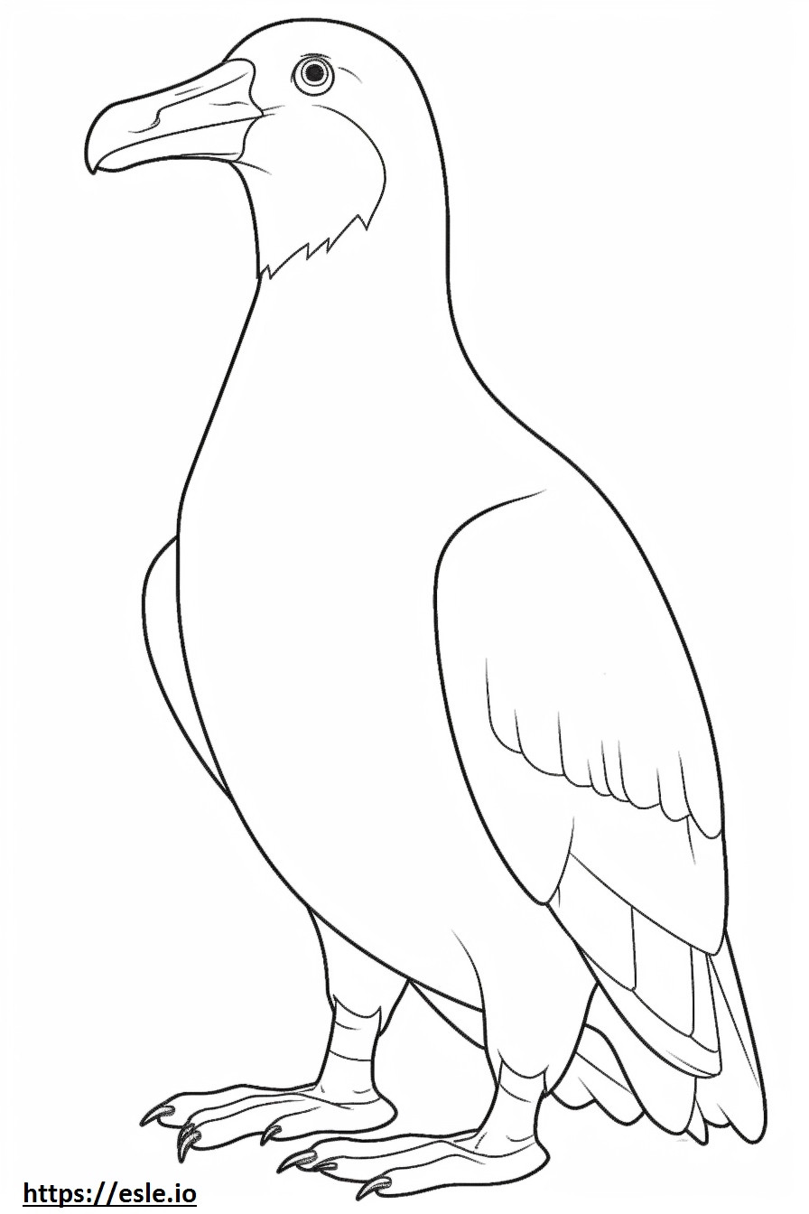 Kawaii Pingwin Humboldta kolorowanka