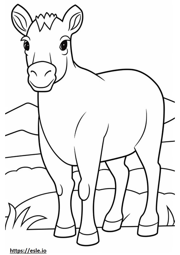 Dalmadoodle cute coloring page