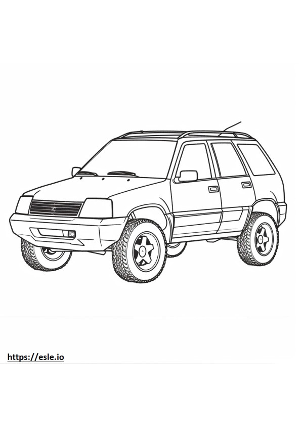 Suzuki Sidekick Sport 2WD kleurplaat