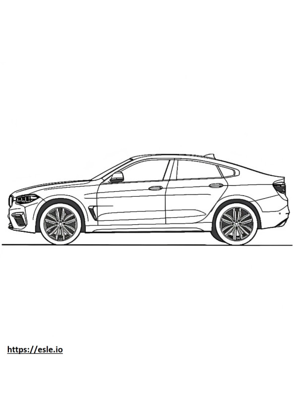 BMW X4 M coloring page