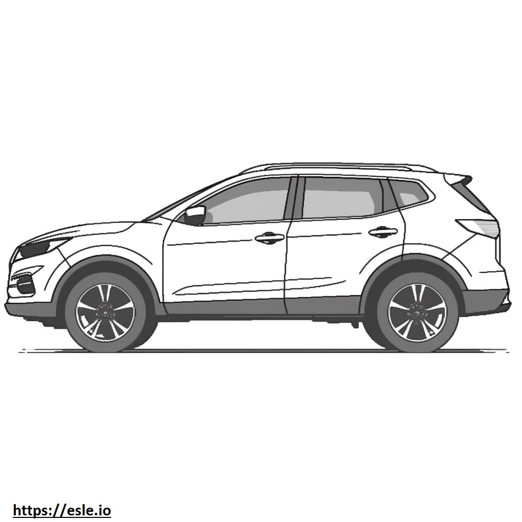 Nissan Rogue Sport coloring page