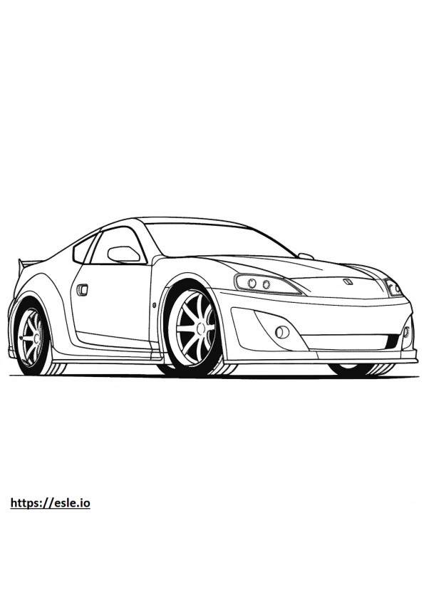Pontiac G5 XFE coloring page