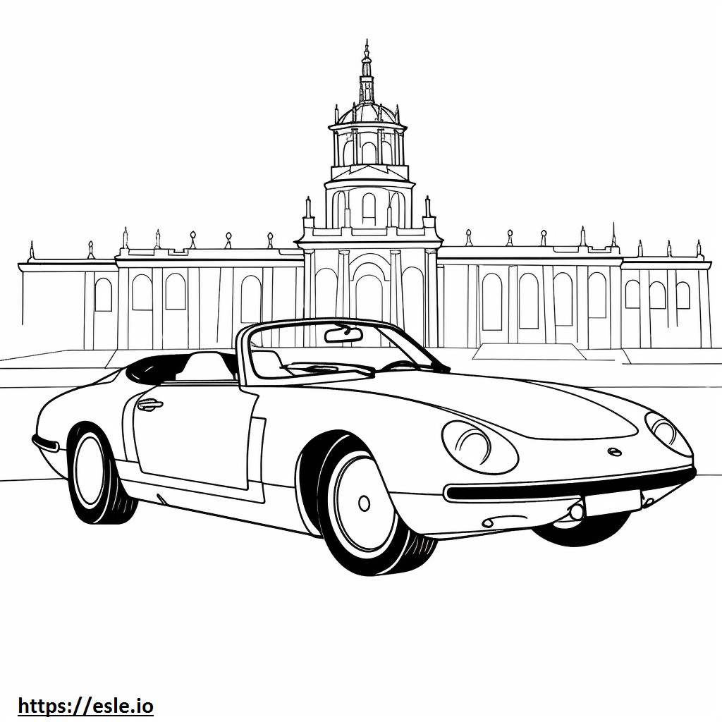 Kit Porsche Carrera 4 S para colorear e imprimir
