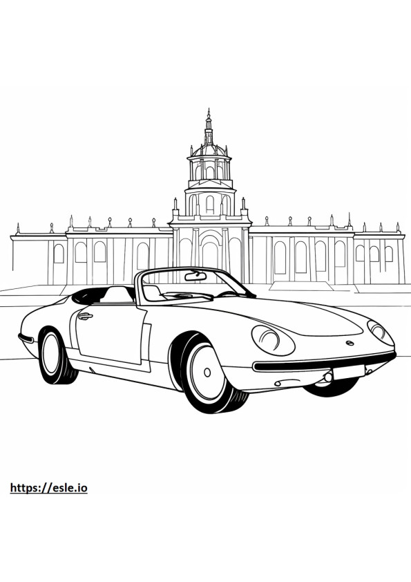 Porsche Carrera 4S-kit kleurplaat