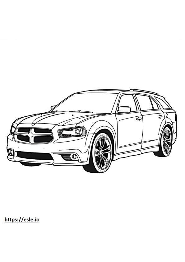 Dodge Magnum AWD coloring page