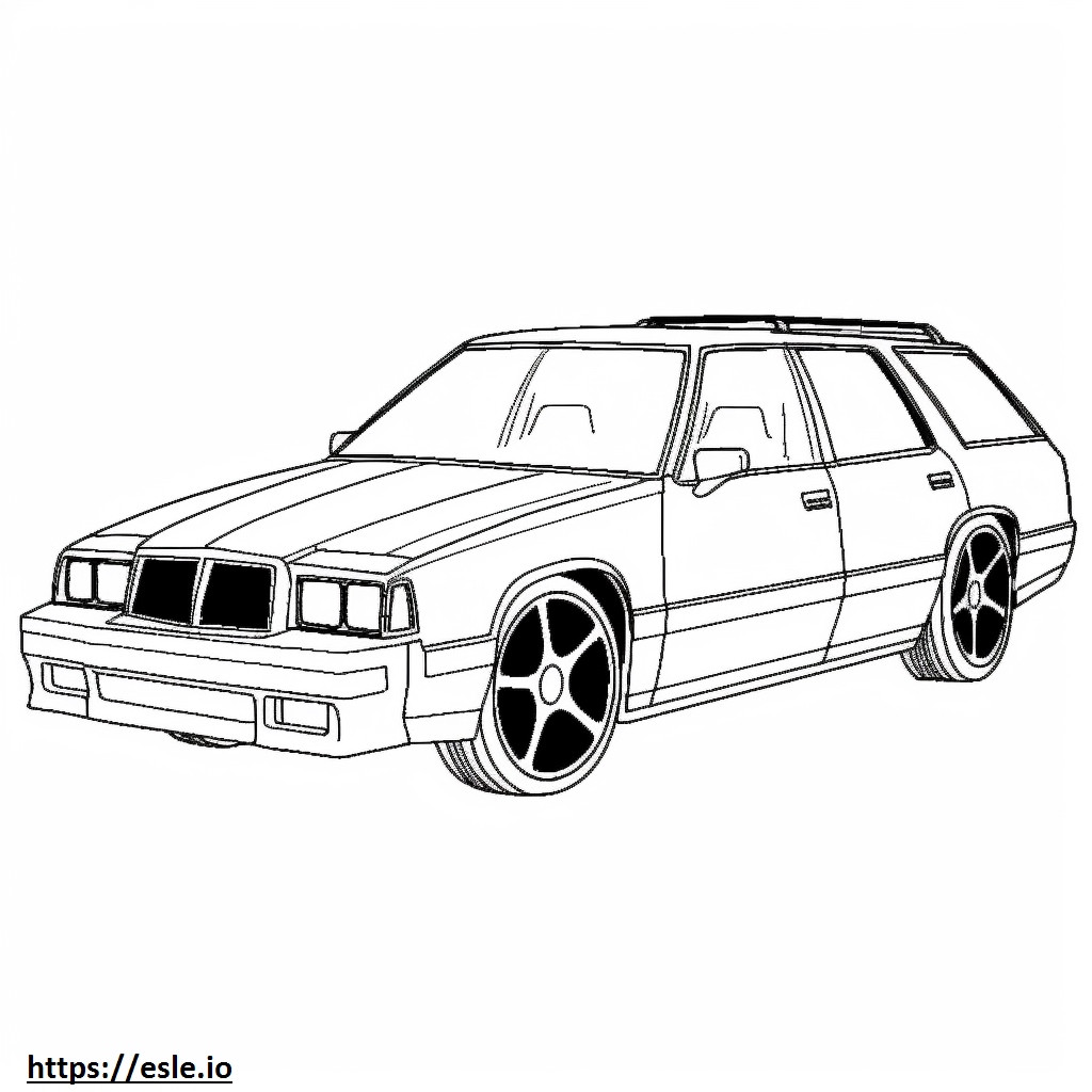 Dodge Magnum AWD coloring page