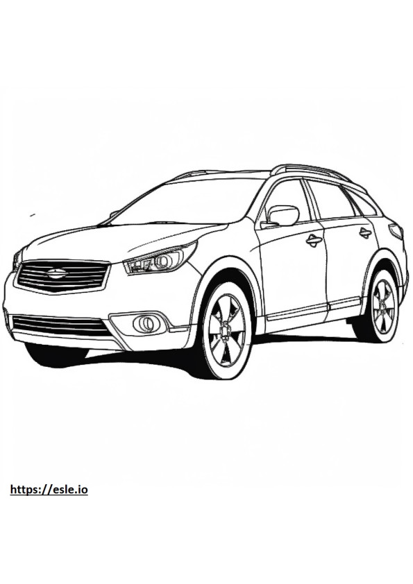 Infiniti FX50 coloring page