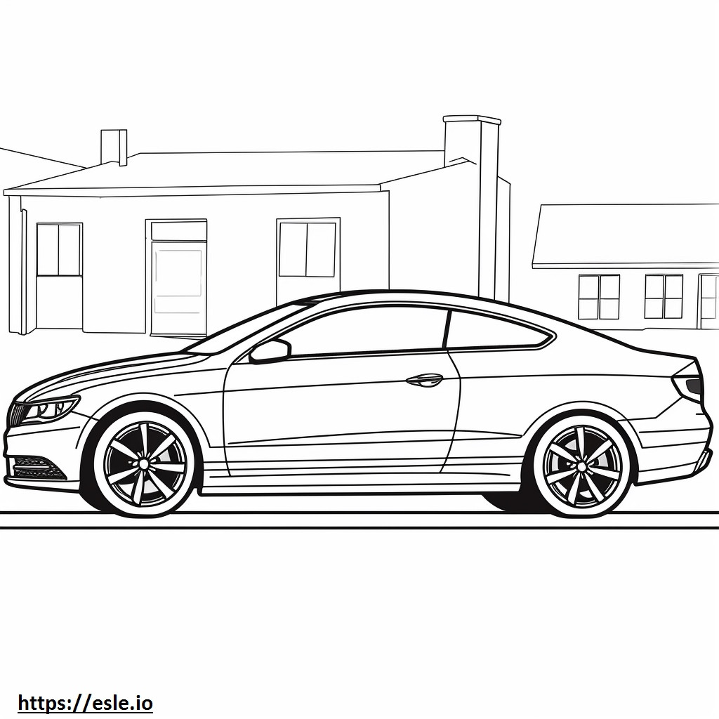 Volkswagen CC coloring page