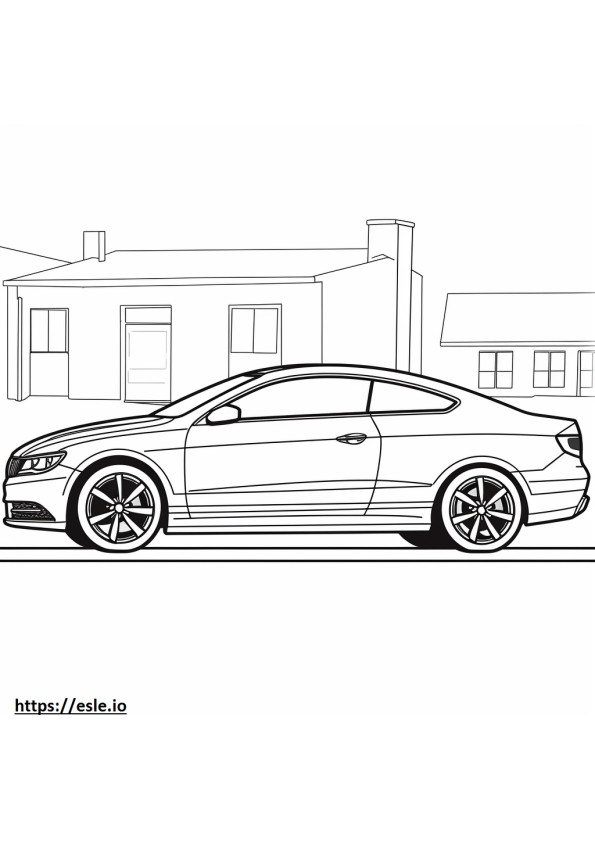 Volkswagen CC coloring page