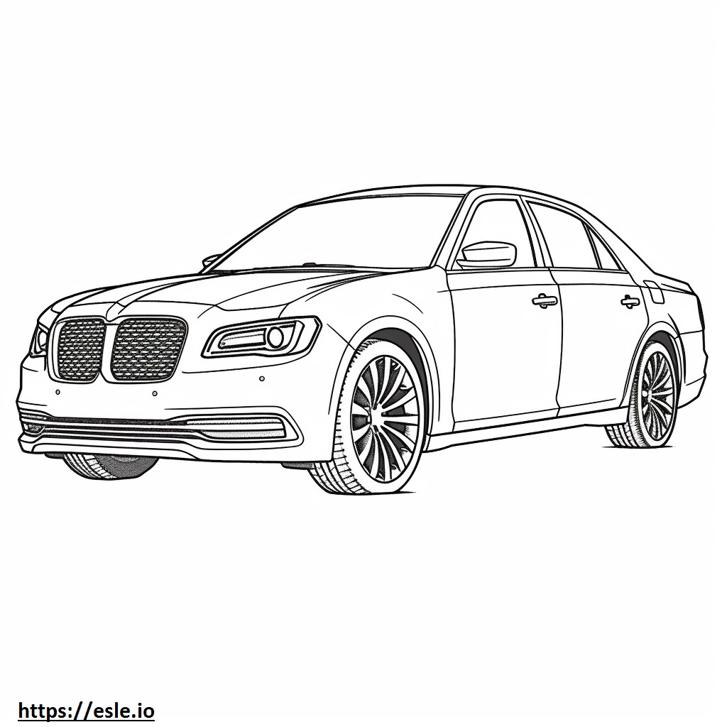 Chrysler 300 M coloring page