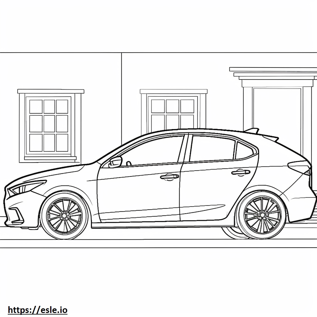 Toyota Corolla iM da colorare