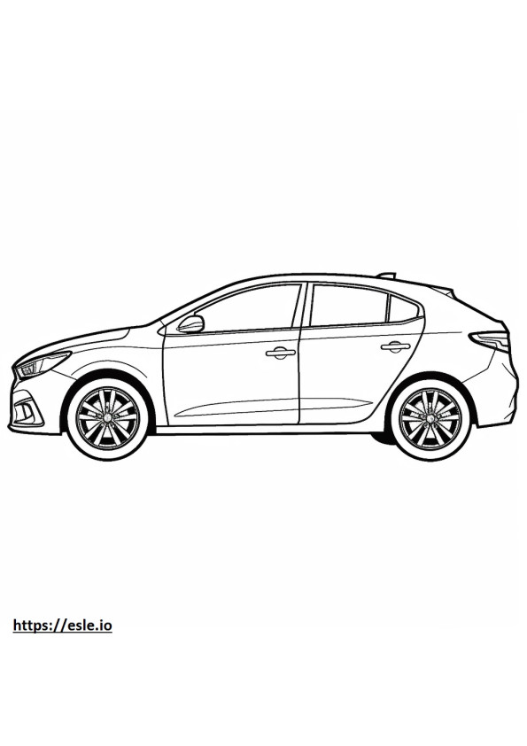 Toyota Corolla iM para colorir