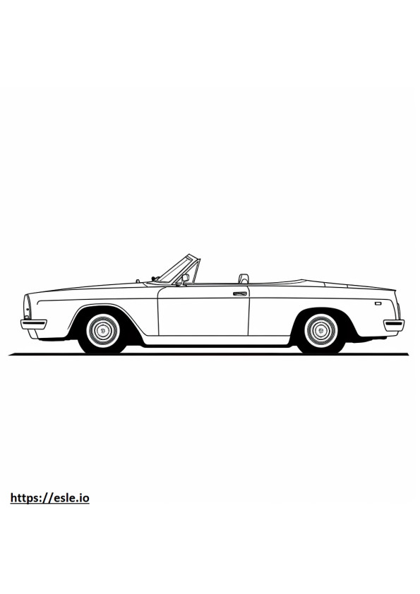 Rolls-Royce Corniche S kolorowanka