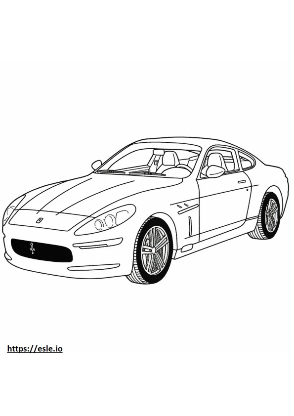 Maserati 225 coloring page