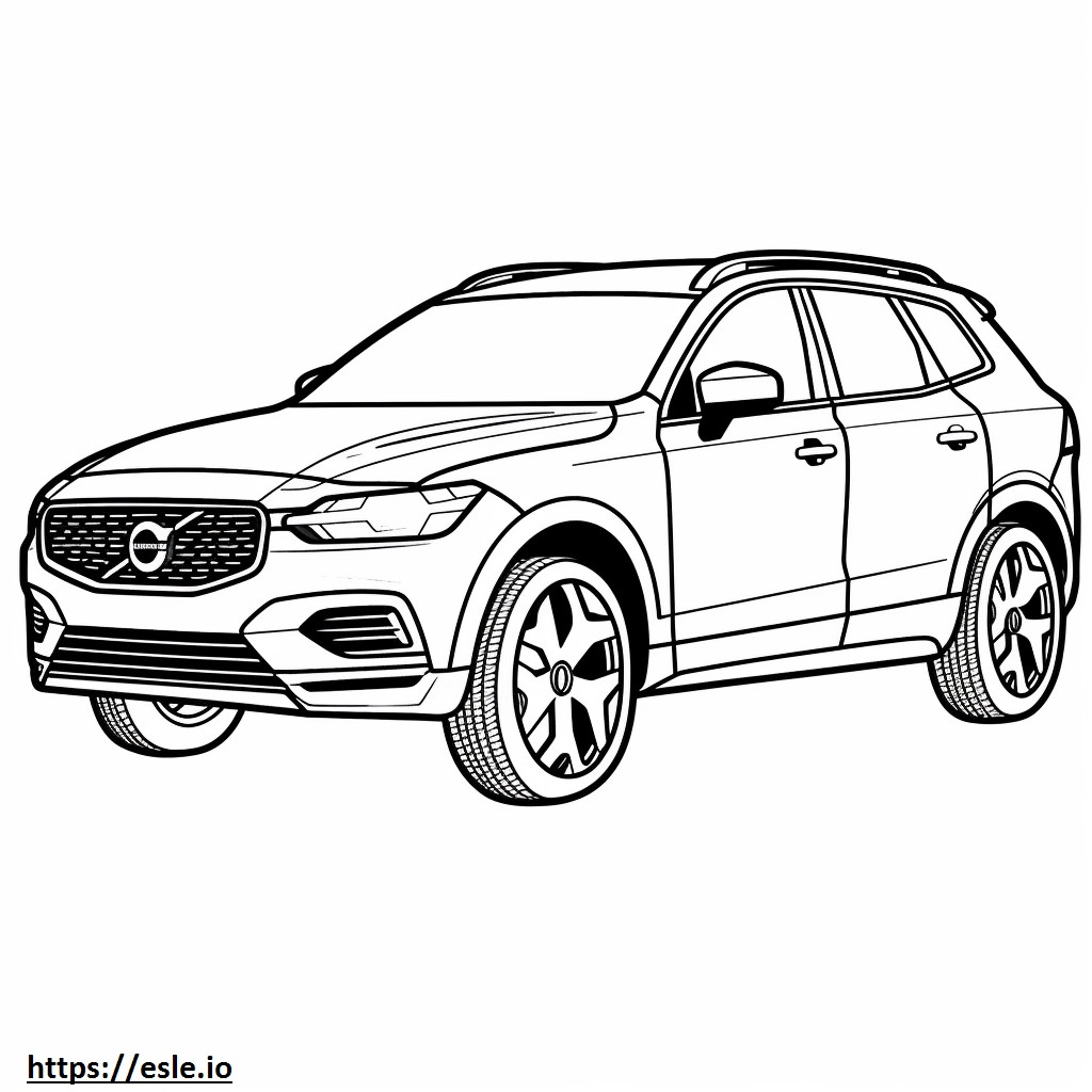 Volvo XC60 B5 AWD coloring page