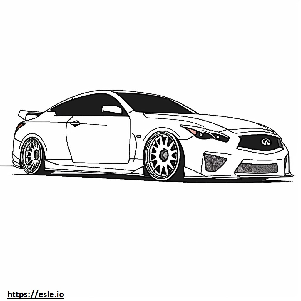 Infiniti G37 Coupe coloring page
