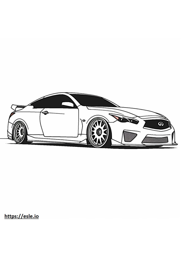 Infiniti G37 Coupe coloring page
