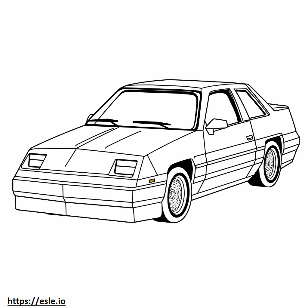 GMC Safari 2WD (cargo) Coloring Page