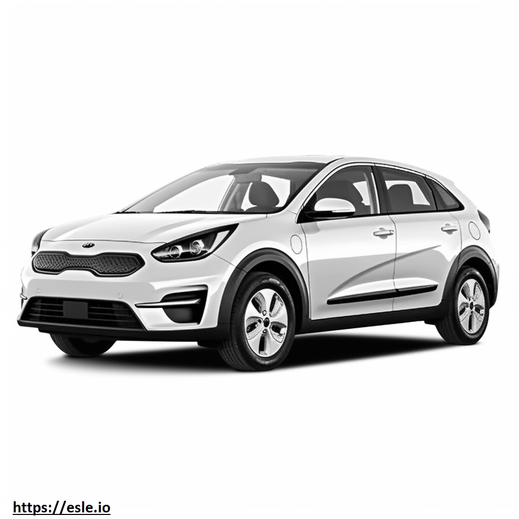 Kia Niro Plug-in Hybrid 2 Coloring Page - Free Printable PDF