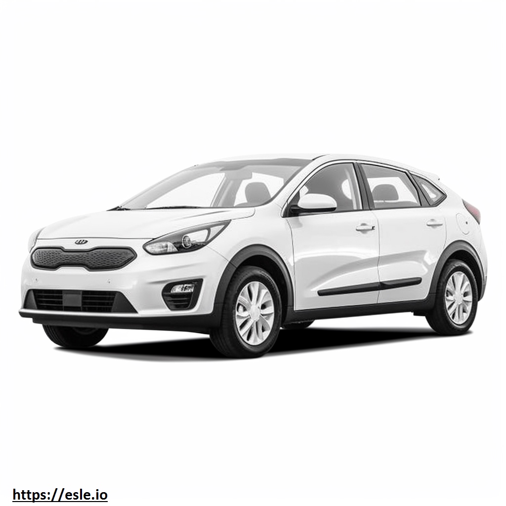 Kia Niro ibrida plug-in 3 da colorare