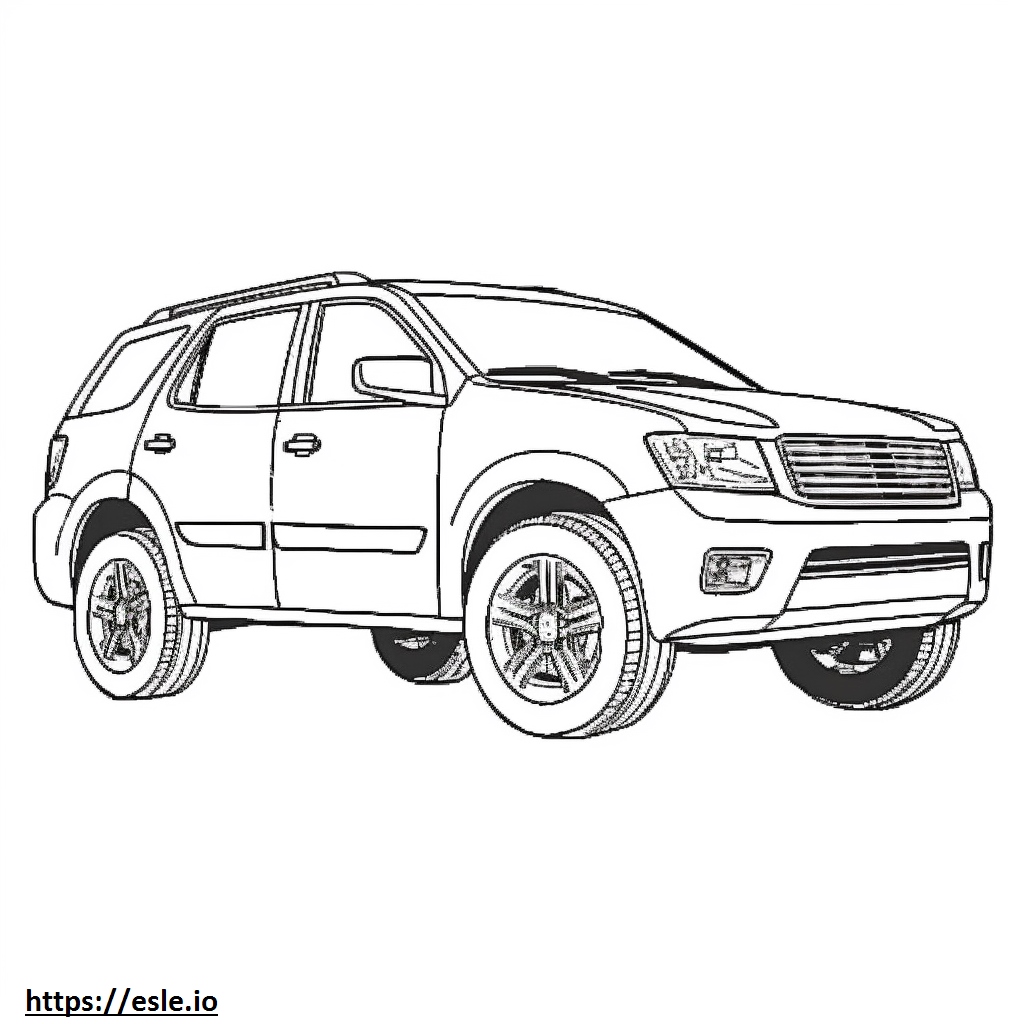 Mercury Mariner 4WD FFV Coloring Page