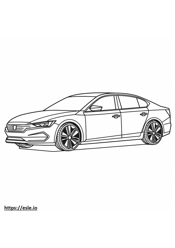 Honda Civic 5Dr Sport para colorir