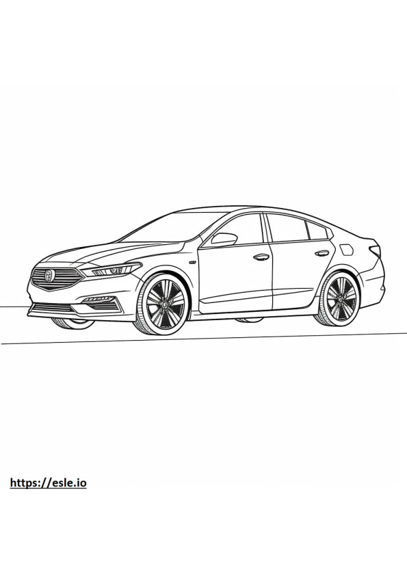 Honda Civic 5Dr Sport para colorir