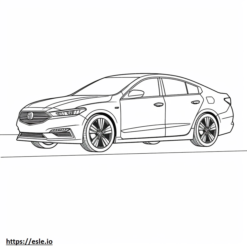 Honda Civic 5Dr Sport coloring page