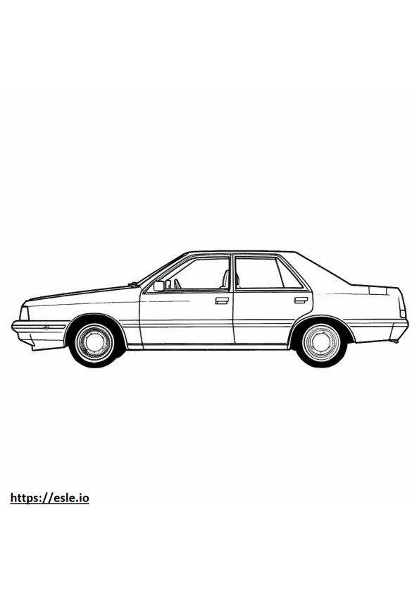 Nissan Sentra Classic ausmalbild