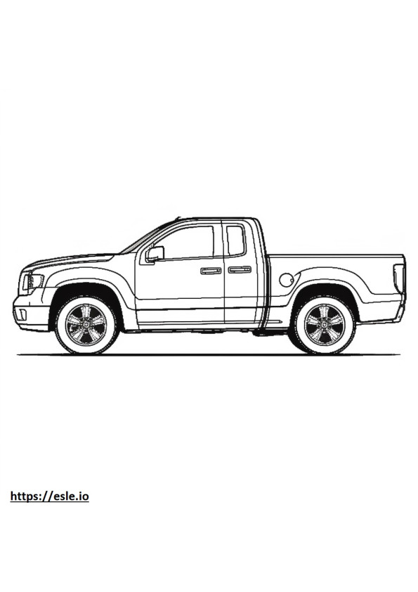 Ford F-150 Lightning 4WD Extended Range coloring page