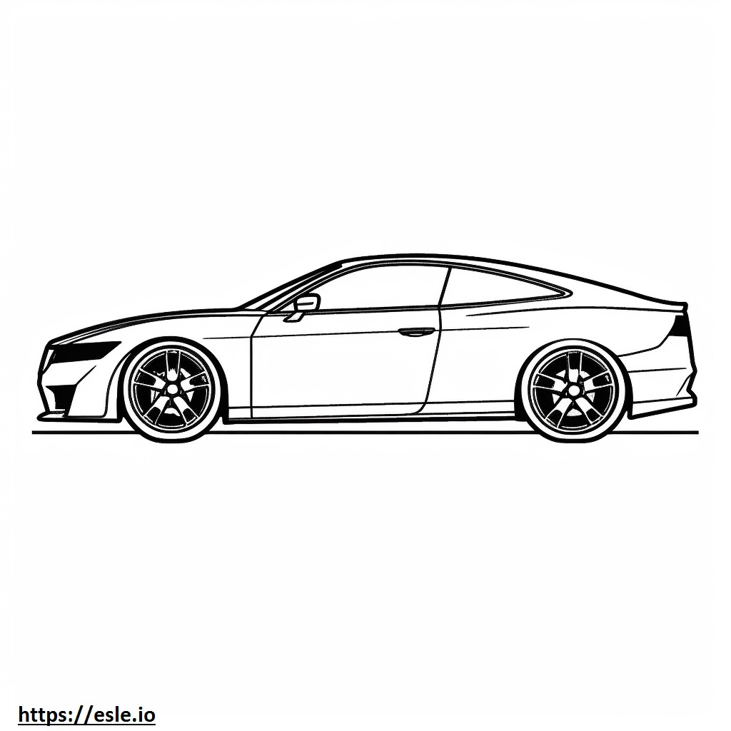 Audi A6 Wagon coloring page