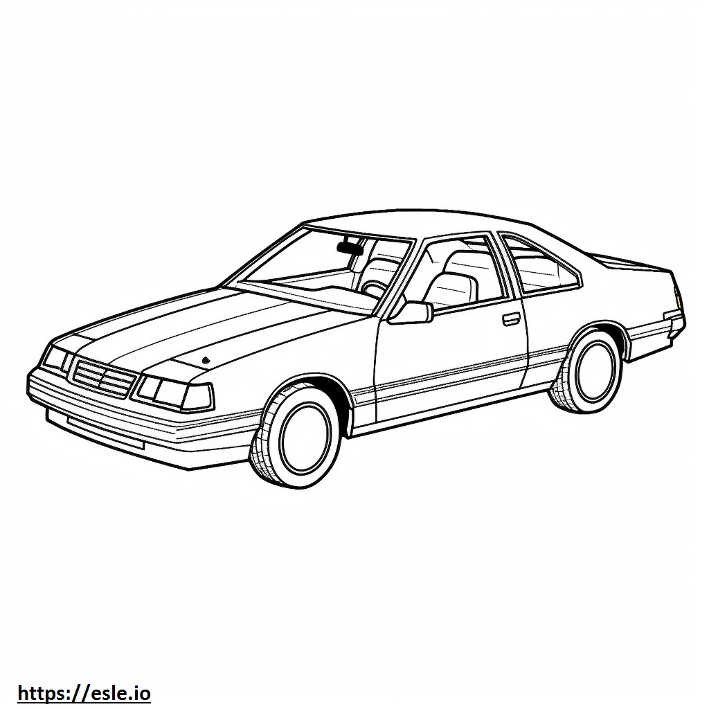 Chevrolet Cavalier Dual-fuel coloring page