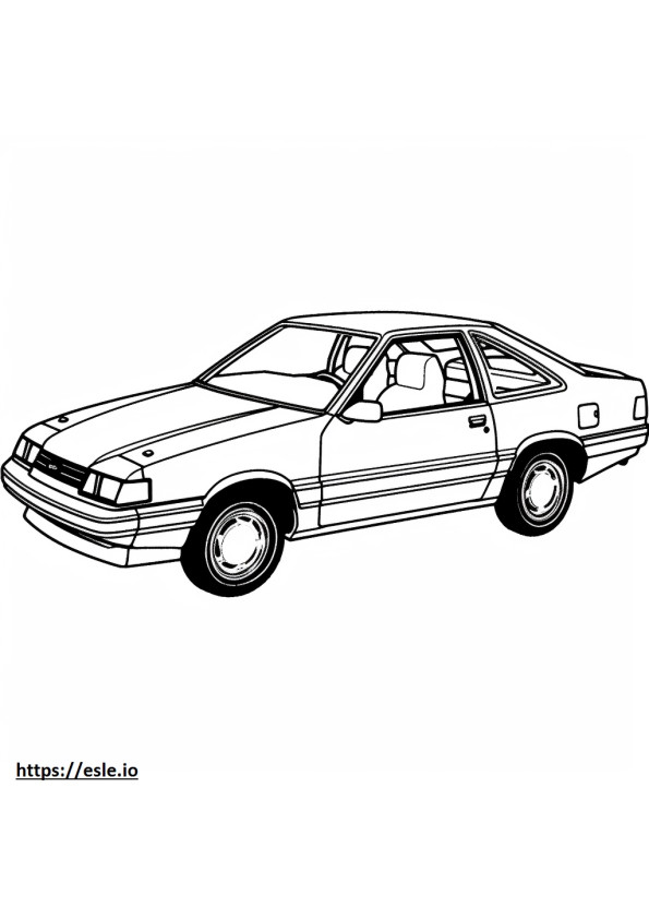 Chevrolet Cavalier Dual-fuel coloring page