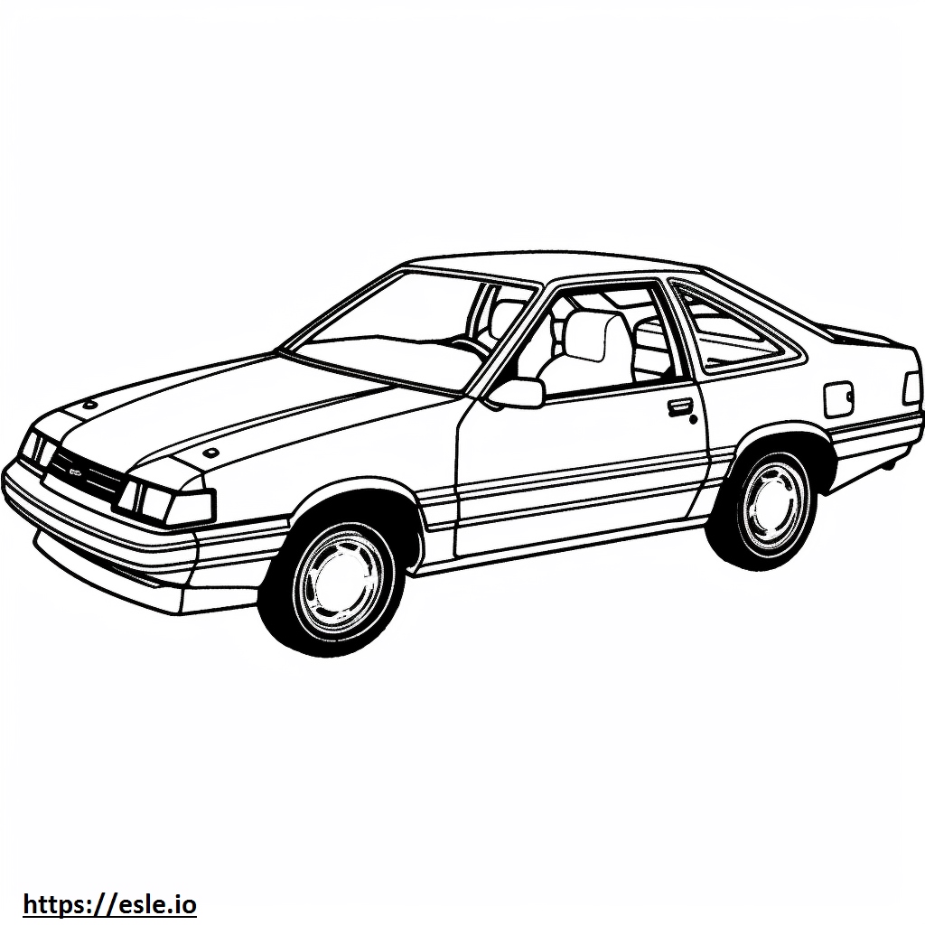 Chevrolet Cavalier Dual-fuel coloring page