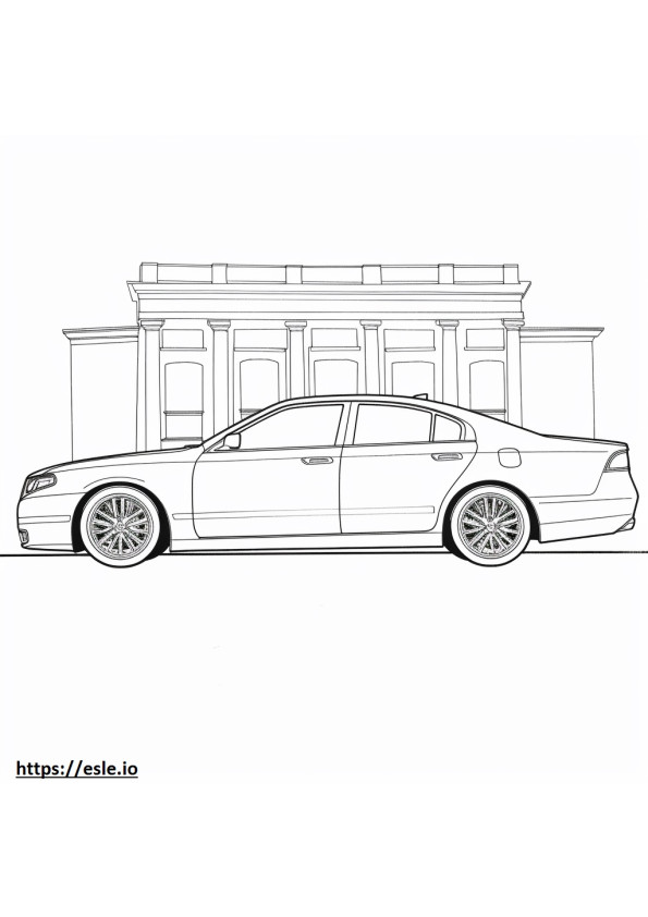 Nissan Maxima coloring page