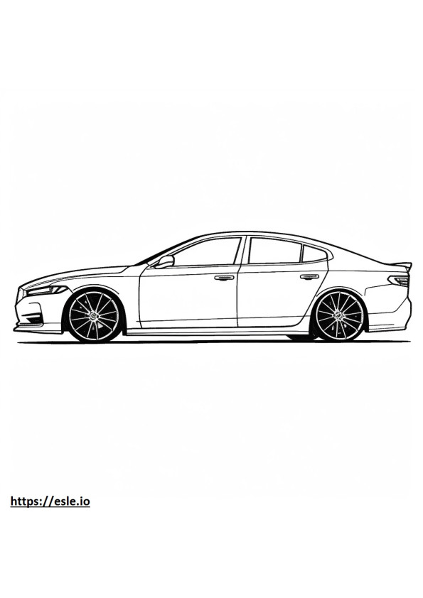 Nissan Maxima coloring page