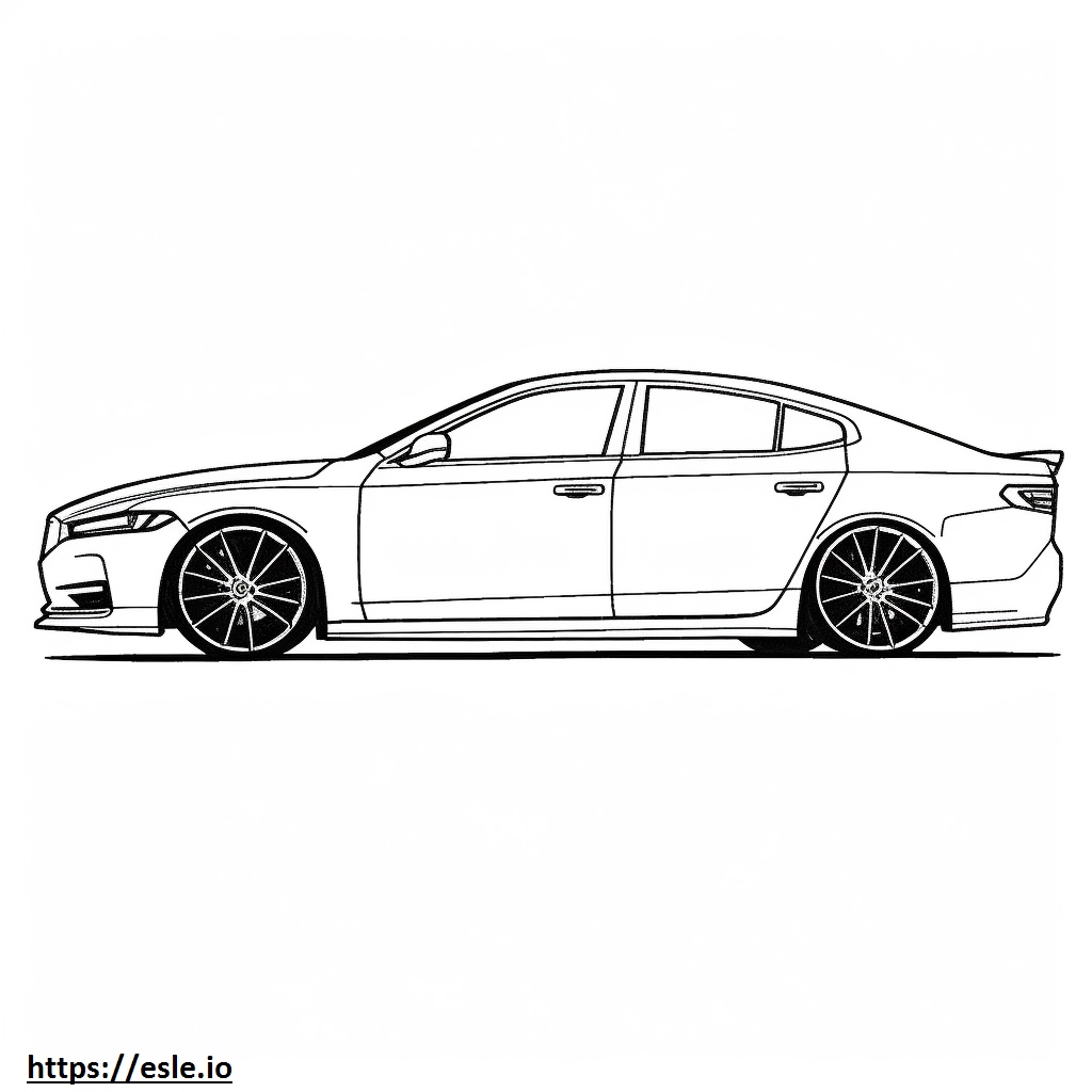 Nissan Maxima coloring page