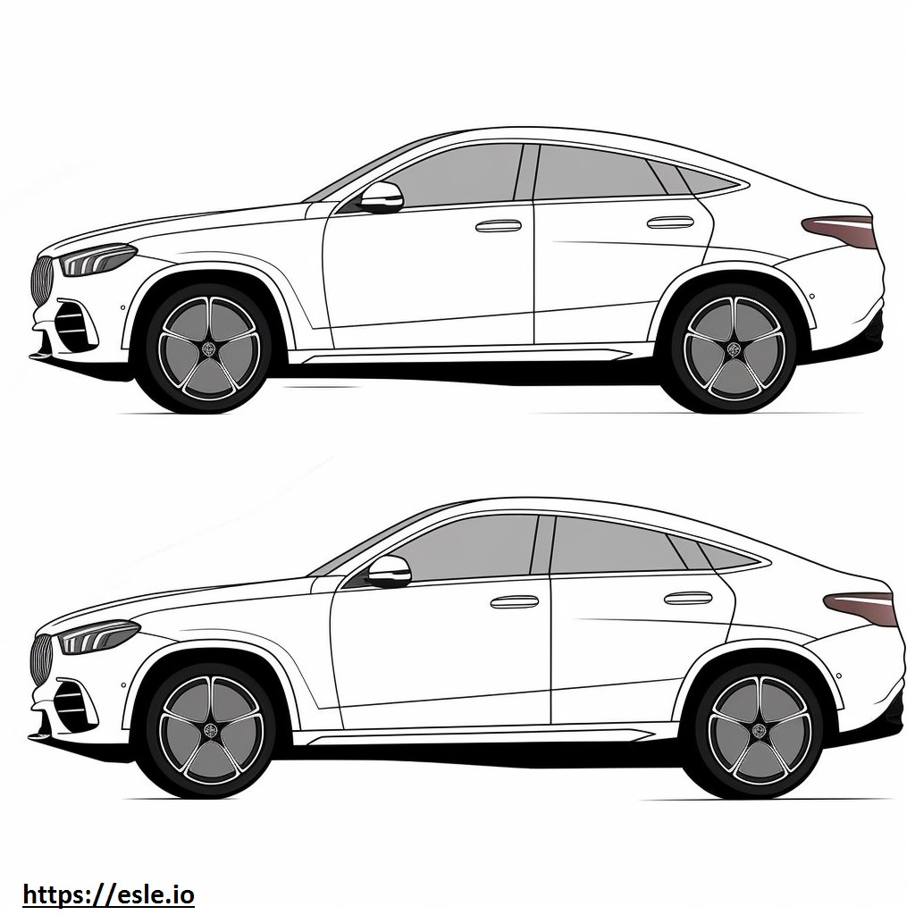Mercedes-Benz AMG GLE53 4matic Plus Coupe coloring page